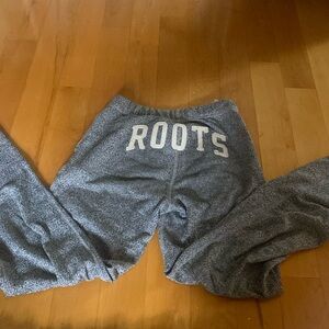 roots sweat pants that have been lightly worn ready for something new